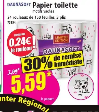 Norma DAUNASOFT Papier toilette offre