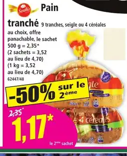 Norma Pain tranché offre