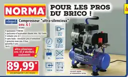 Norma SCHEPPACH Compresseur ultra-silencieux offre