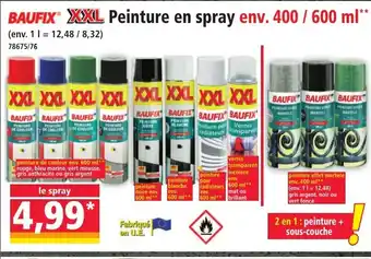 Norma BAUFIX Peinture en spray offre