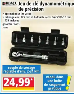 Norma KRAFT Jeu de clé dynamométrique de précision offre
