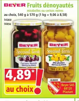 Norma BEYER Fruits dénoyautés offre