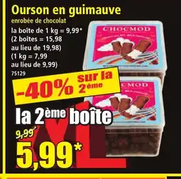 Norma Ourson en guimauve offre