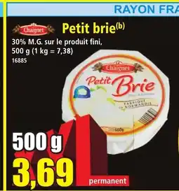 Norma Petit brie offre
