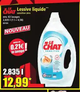 Norma LE CHAT Lessive liquide offre