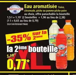 Norma CRISTALINE Eau aromatisée offre
