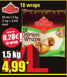 Norma 18 wraps offre