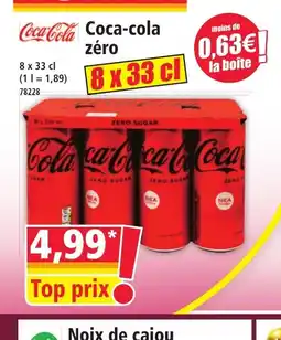 Norma COCA-COLA zéro offre