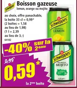 Norma SCHWEPPES Boisson gazeuse offre