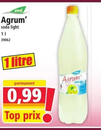 Norma Agrum soda light offre