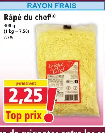 Norma Râpé du chef offre