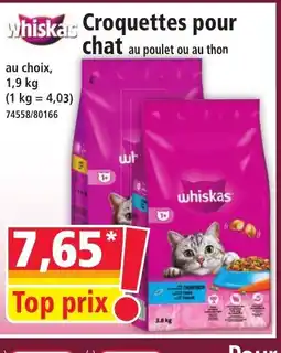 Norma WHISKAS Croquettes pour chat offre