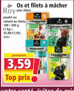 Norma ROY Os et filets à mâcher offre