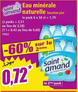 Norma SAINT AMAND Eau minérale naturelle offre