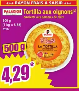 Norma PALACIOS Tortilla aux oignons offre
