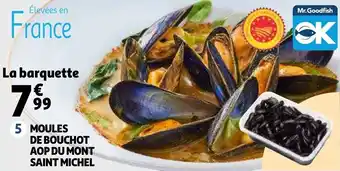 Auchan Supermarché Moules de bouchot offre