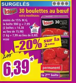 Norma 30 boulettes au bœuf offre