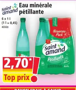 Norma SAINT AMAND Eau minérale pétillante offre