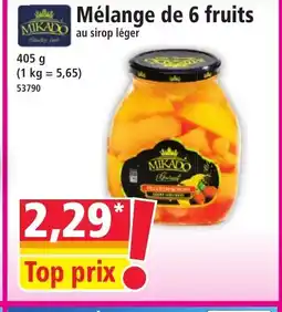 Norma Mélange de 6 fruits offre