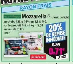 Norma Mozzarella offre
