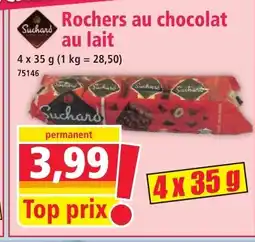 Norma SUCHARD Rochers au chocolat au lait offre