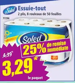 Norma SOLED Essuie-tout offre