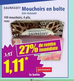 Norma DAUNASOFT Mouchoirs en boîte offre