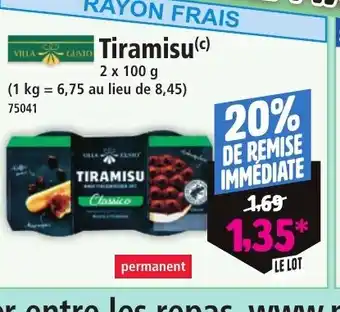 Norma Tiramisu offre