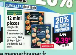 Norma 12 mini piccos offre