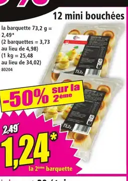 Norma 12 mini bouchées offre