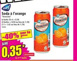 Norma SOLED Soda a l'orange offre