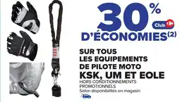 Carrefour Sur tous les equipements de pilote moto ksk, um et eole offre
