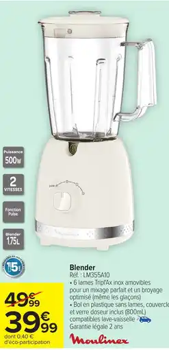 Carrefour Blender offre