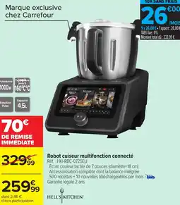 Carrefour Robot cuiseur multifonction connecté offre