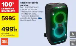Carrefour Enceinte de soirée portable offre