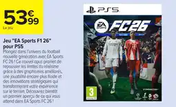 Carrefour Jeu "ea sports f1 26" pour ps5 offre