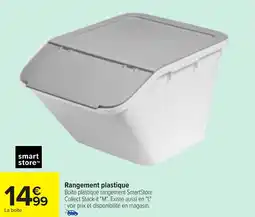 Carrefour Rangement plastique offre