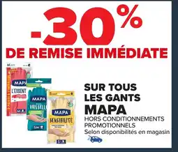 Carrefour Sur tous les gants mapa offre