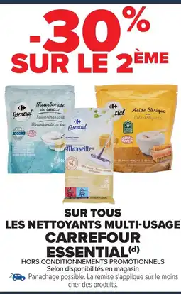 Carrefour Sur tous les nettoyants multi-usage carrefour essential offre