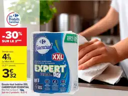Carrefour Essuie-tout bobine xxl carrefour essential offre