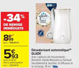 Carrefour Désodorisant automatique glade offre