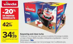 Carrefour Easywring and clean turbo offre