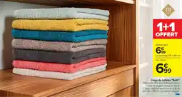 Carrefour Linge de toilette "Bath" offre