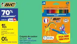 Carrefour Crayons de couleur offre