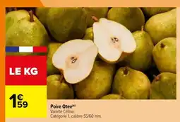 Carrefour Poire Qtee offre