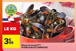 Carrefour MOULES DE BOUCHOT offre