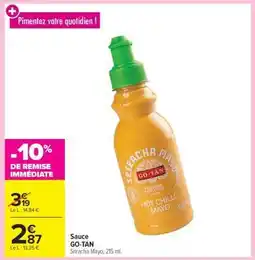 Carrefour Market SAUCE GO TAN offre