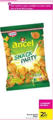 Carrefour Market Biscuits Apéritif ANCEL offre