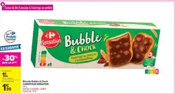 Carrefour Market Biscuits Bubble & Chock offre