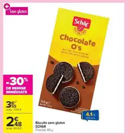 Carrefour Market Biscuits sans gluten SCHAR offre